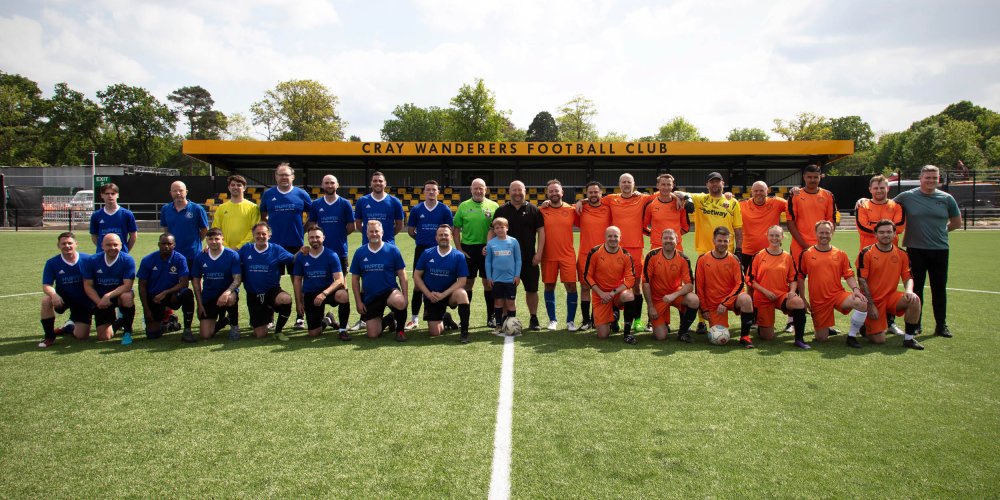 Industry unites at charity football match