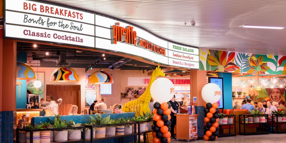 TRGC launches Giraffe at Edinburgh Airport