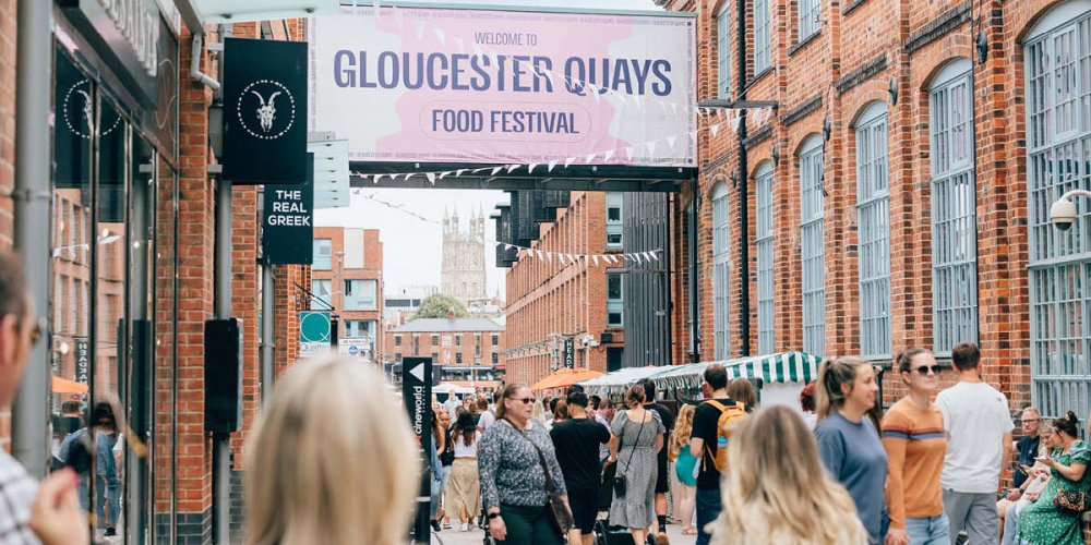 Gloucester Quays food festival boosts footfall by 37%