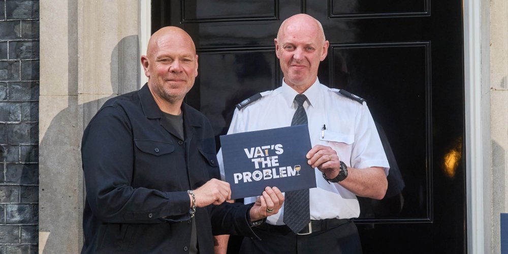#VATsTheProblem arrives at 10 Downing Street