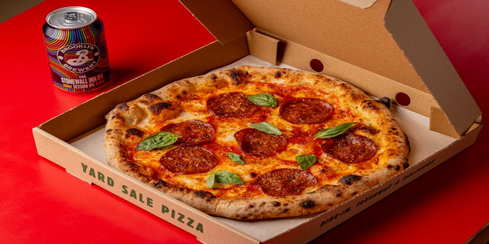 Yard Sale Pizza partners with Brooklyn Brewery